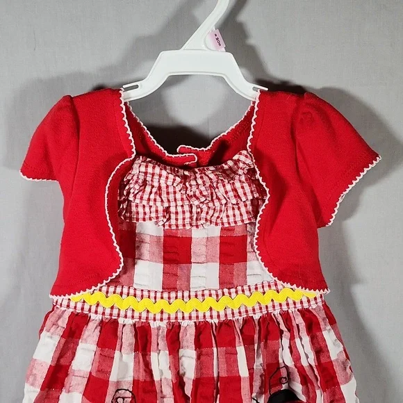 Youngland Ladybug Dress Girls Size 4 - Picture 4 of 7
